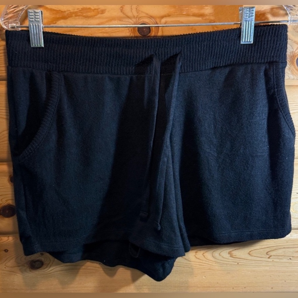 Sonoma Black Sleepwear Drawstring Shorts Medium